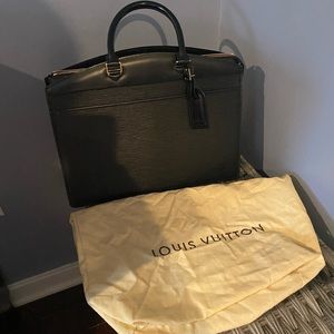 Louis Vuitton Black Epi Leather Structured Bag
